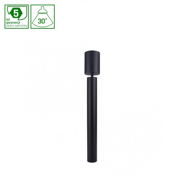 HANGIT MULTIWAY S 11W WW 230V 30° IP20 48X400BAZA80X115 CZARNY,REG.WYSOKOŚĆ, PLUS CZARNY RING, 5 LAT