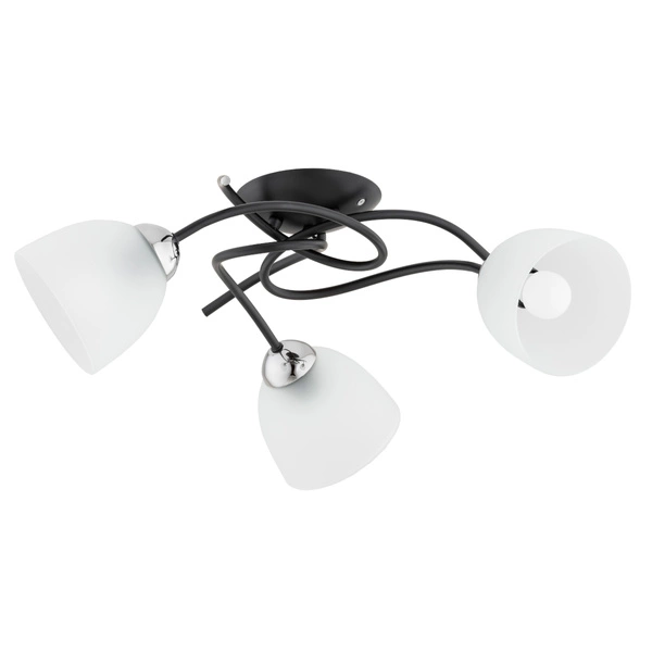 Lampa sufitowa ALFA VERWIL CZARNA 3xE27 56cm | 62384