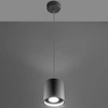 Lampa wisząca Sollux ORBIS 1 aluminium szary 12W LED, SL.0052
