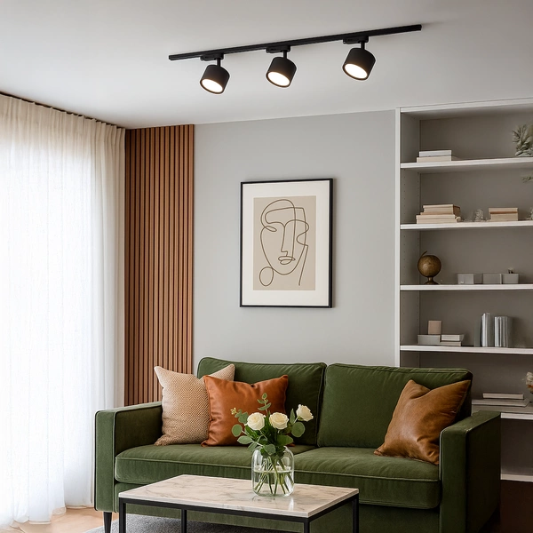 Oprawa Cyklop Track Czarny 1xGx53 3-Obwodowy