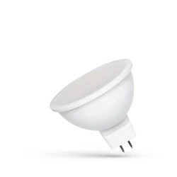 LED MR16 12V 6W SMD WW Z MLECZNĄ SZYBKĄ SPECTRUM +