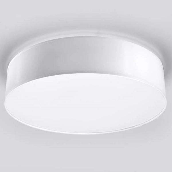 Plafon ARENA PVC Stal biały 15W LED, SL.0129 śr 25cm