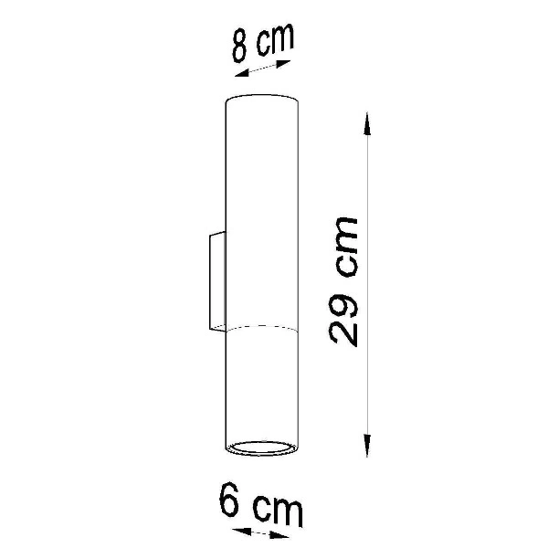 Kinkiet LOOPEZ czarny/miedź SL.0944