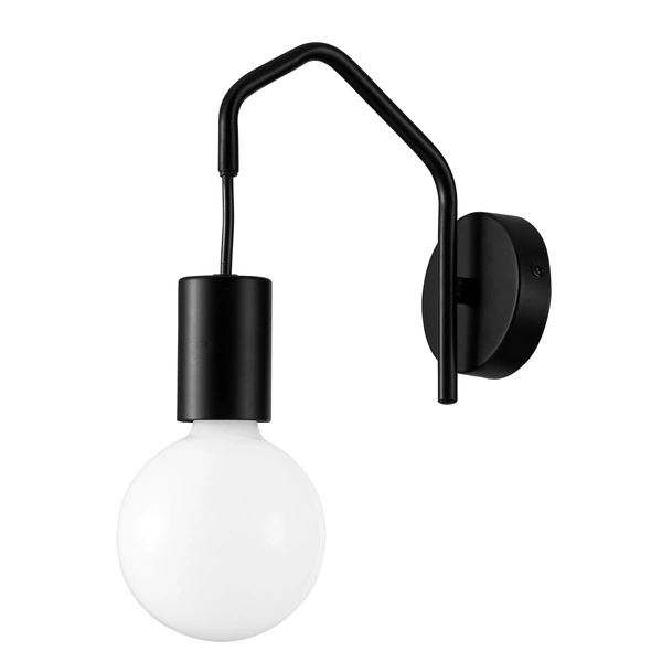 Kinkiet BASSO 21-70999 czarny matowy 1x40W E27