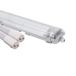 PAKIET 12szt LIMEA LED TUBE SLIM HERMETYK G13 2x120 250V IP65 + LED TUBE WOJ+22304_17W 25 SZT.