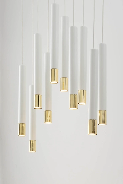 Lampa Sigma SOPEL GRAND 10 biały/złoty lampa wisząca 33392