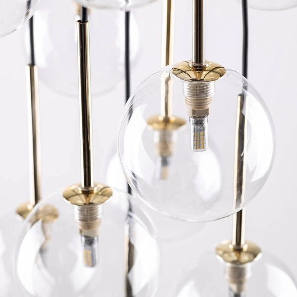 NILOS BLACK / GOLD LAMPA WISZACA 17 5945