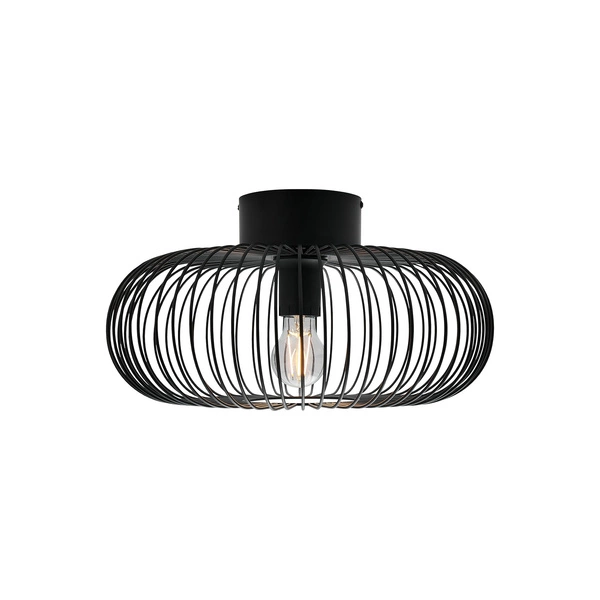Lampa sufitowa BERONI E27 60W Metal | Czarny