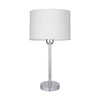Lampa stołowa Leila 1xE27 maks. 60W chromowany metal/przezroczysty kabel PVC/wielokolorowy papier + klosz z PCV ze wzorem krokodyla 7651028