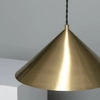 Lampa Wisząca Złoty Stożek Abruzzo Horte E27