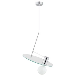Lampa wisząca ALFA CH 01 CHROM 1xE27 35cm | 60740