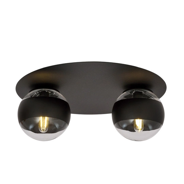 Lampa sufitowa Emibig SOLAR 2 Czarny/STRIPE 1129/2