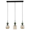 SOPHIA GREEN COGNAC LAMPA WISZĄCA 3XE14