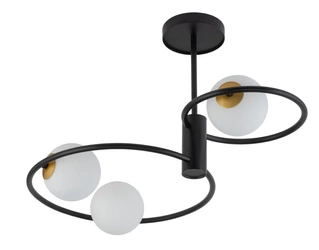 Lampa Sigma AQUA 3 plafon czarny 33465