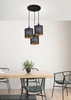 Lampa wisząca LONG 33-73969 czarno-złota 3x40W E14