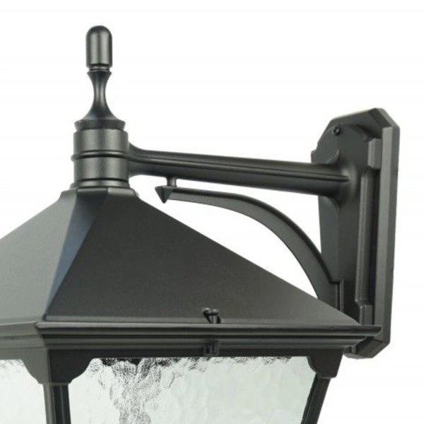 Nowoczesny kinkiet zewnętrzny Retro Kwadratowe K 3012/1/BD KW | czarny