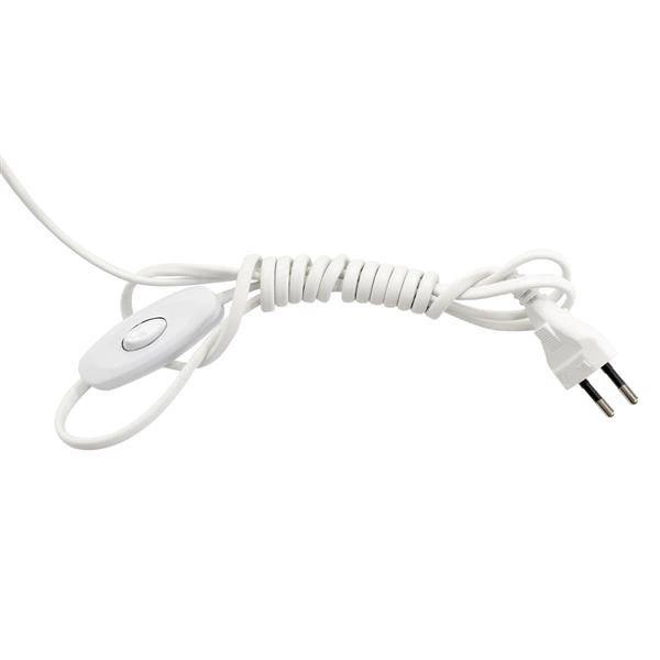 Lampa stojąca INDUSTRIALNA LUPO WHITE/GOLD 1xE27 MLP6268