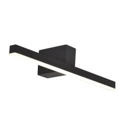 Kinkiet NEVADA M, czarny, 12W LED, barwa neutralna 4000K, IP44