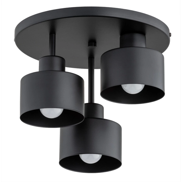 Lampa sufitowa ALFA ERANI CZARNA 3xE27 30cm | 62346