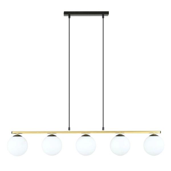 Lampa sufitowa Emibig ALLORA 5 BL OPAL 1254/5