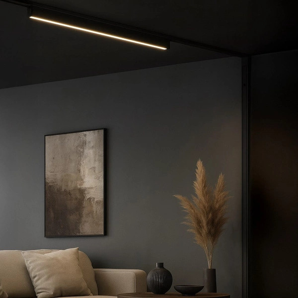 Slim Magnetic Track Czarny 61cm 20W LED Tuya CCT