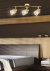 Lampa sufitowa YORK listwa 93-70111 mosiądz 3xG9