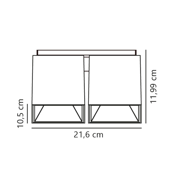 Reflektor ETHAN GU10 50W Aluminium | Matowa czerń