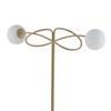 Nowoczesna lampa podłogowa VELVET 2x G9 12W wys.166cm | złoty