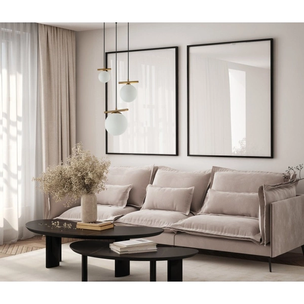 Lampa wisząca Italux Merseta PND-463323A-BRO+W