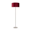 Lampa podłogowa Scarlett 1xE27 maks. 60W metal satynowy/przezroczysty kabel PVC/aksamitny bordowy klosz 6745027