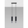Lampa wisząca LOOPEZ 2 SL.0941 czarny/chrom 2xGU10