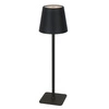 Lampa stołowa akumulatorowa ściemnialna TAZA BLACK CCT DIMM 3,5W 400lm IP54 | Czarny