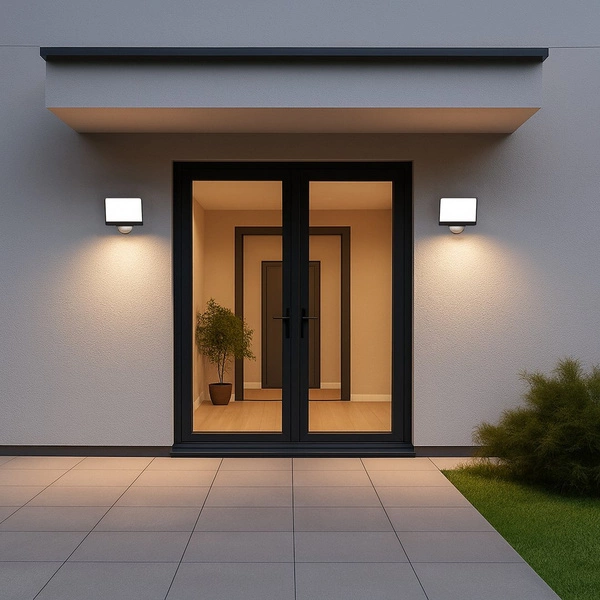 Naświetlacz LED Davos 30W 2000lm 4000K Czarny Premium PIR