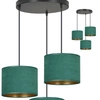 Lampa wisząca Emibig HILDE 3 BL PREMIUM GREEN 1051/3PREM
