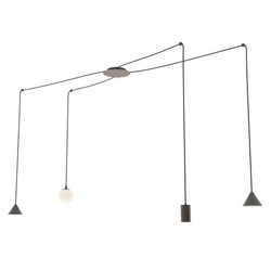 Lampa wisząca Emibig FUJI 4 Czarny 1349/4