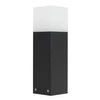 Słupek oświetleniowy zewnętrzny E27 wys. 33cm CUBE CB-330 BL | czarny