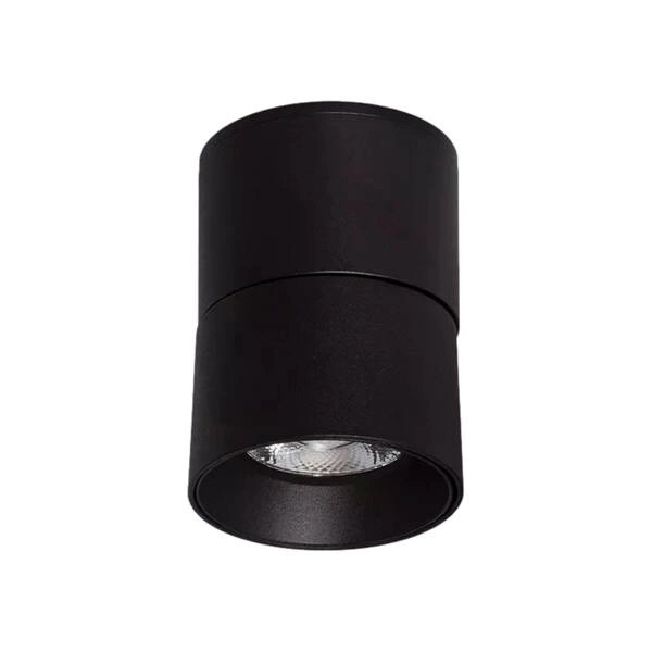 Lampa punktowa Czarna 7W Spot LED 4000-4500K Abruzzo Romeo 10x7cm