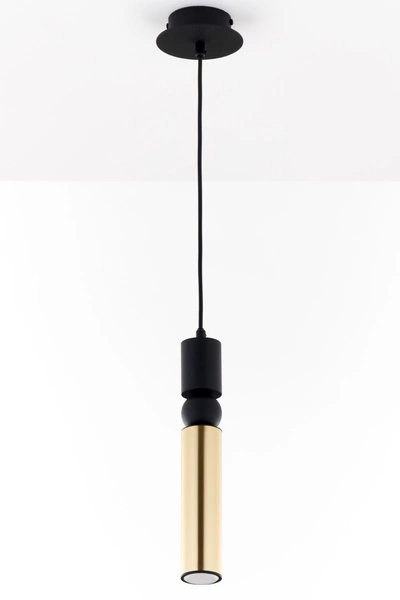 Nowoczesna Lampa wisząca ALAS wys. 120cm 1xG10 14W IP20 | Złoty