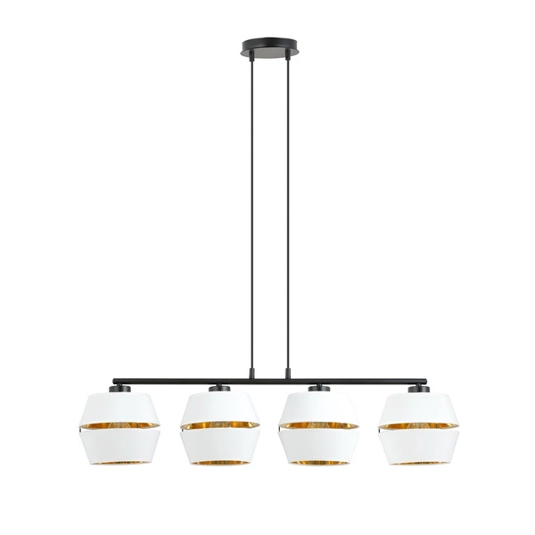Lampa wisząca Emibig PIANO 4 Biały/GOLD 1182/4