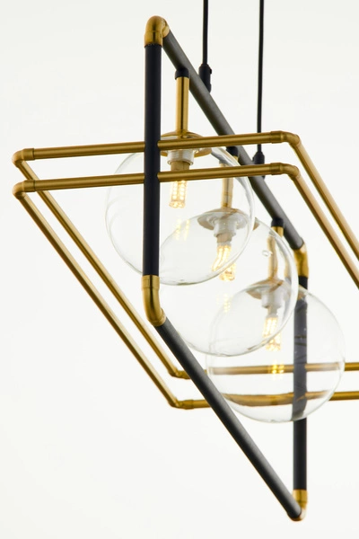 Nowoczesna Lampa wisząca FIORI wys. 115cm 3xG9 14W IP20 | Złoty