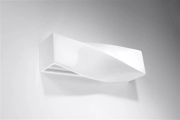 Kinkiet lakierowany SIGMA biały połysk