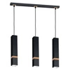 Lampa wisząca nowoczesna listwa VIDAR III czarny szer. 60cm