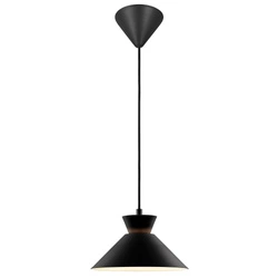 Lampa wisząca DIAL E27 40W Metal | Czarny