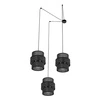 CALISTO BLACK LAMPA WISZĄCA 3 5976
