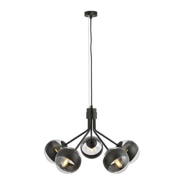 Lampa wisząca Emibig NOVA 5 Czarny/STRIPE 1139/5
