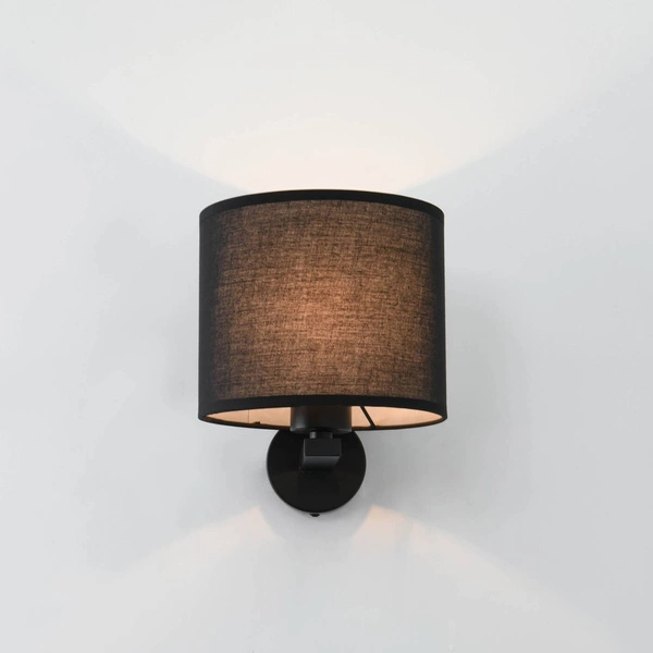 Nowoczesny kinkiet CECINA czarny