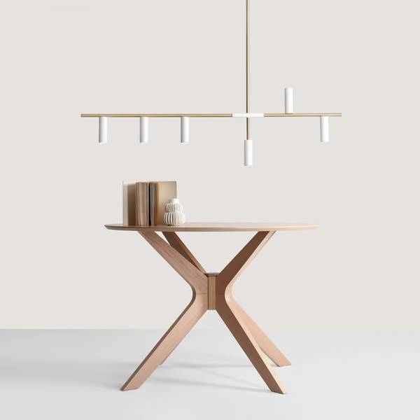 Aldex Lampa wisząca TREVO 6, 1097K40, biały/mosiądz, 6x35 GU10