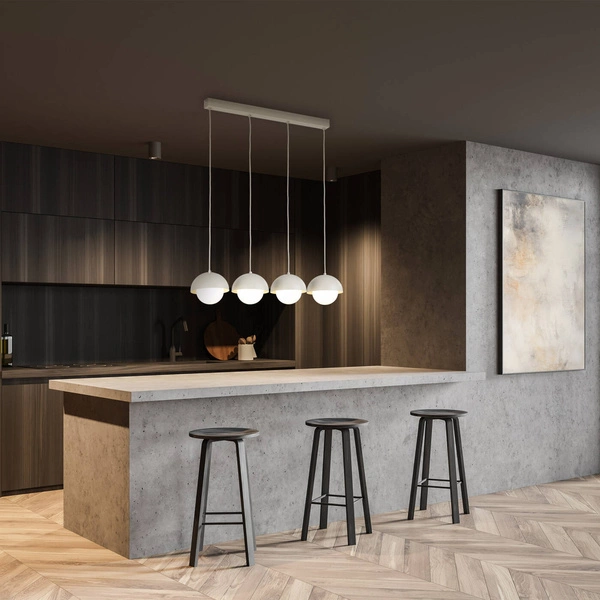 BONO BEIGE LAMPA WISZĄCA 4 LISTWA 10213