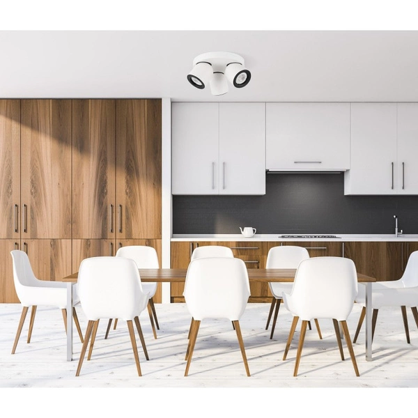 Lampa sufitowa reflektor Nuora dł. 21,5cm 3xGU10 | biały