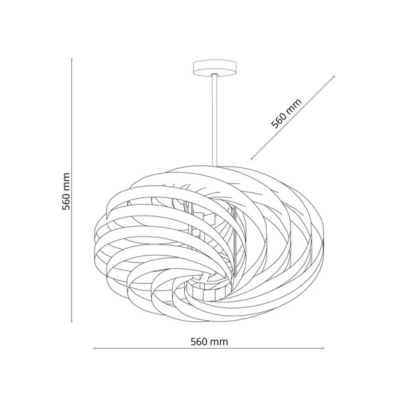 MONTOYA BLACK LAMPA SUFITOWA 4XE27